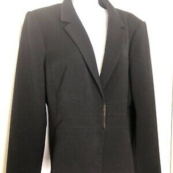 Calvin Klein Jackets & Blazers - 𝅺Calvin Klein snap front career stretch blazer